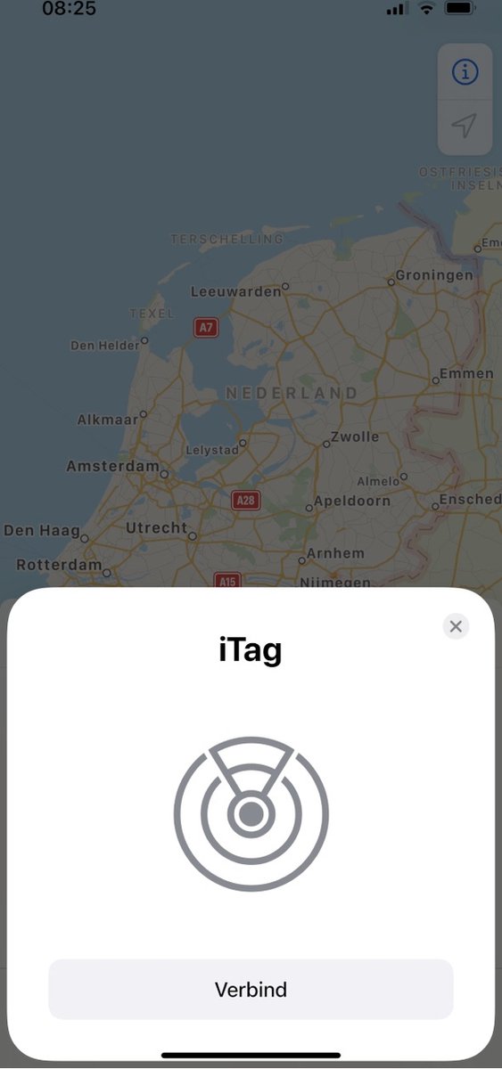 SAVE IT tag wit - ''zoek mijn'' app van Apple